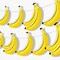 Big Dot of Happiness Let's Go Bananas Garland Banner, Tropical Party Birthday Decorations, Fruit Banner, 30 Feet of Cord, 15 Double-Sided Yellow Banana Bunches